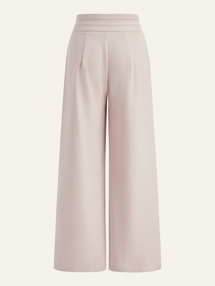 Bir Omuzlu Dantelli Üst ve Çift Düğmeli Takım