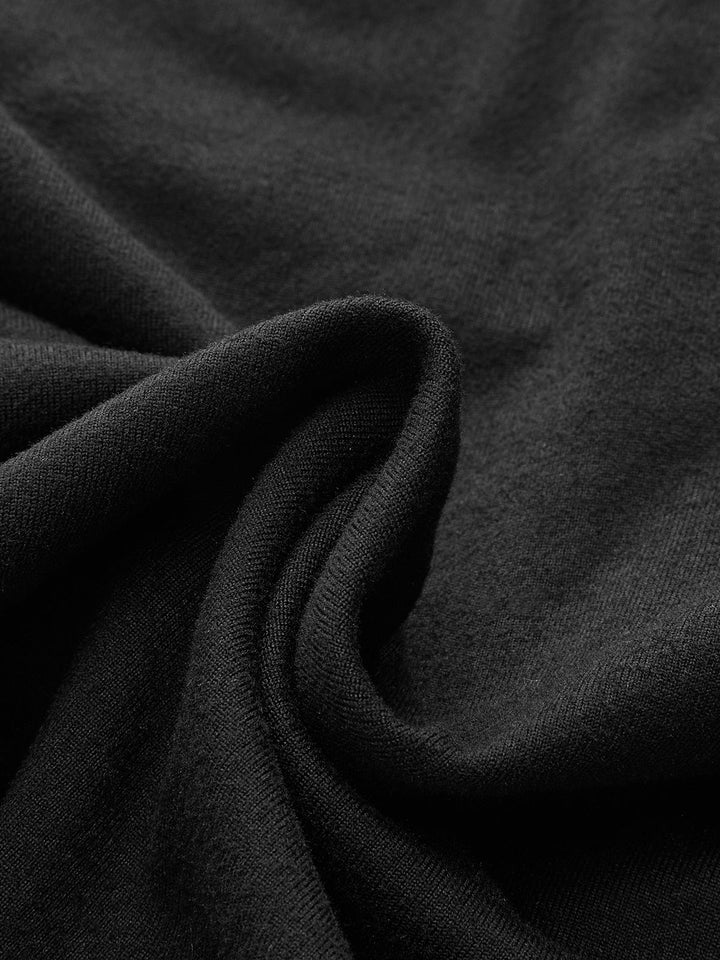 Asimetrik Askı Metal Yüzük Detaylı Bluz