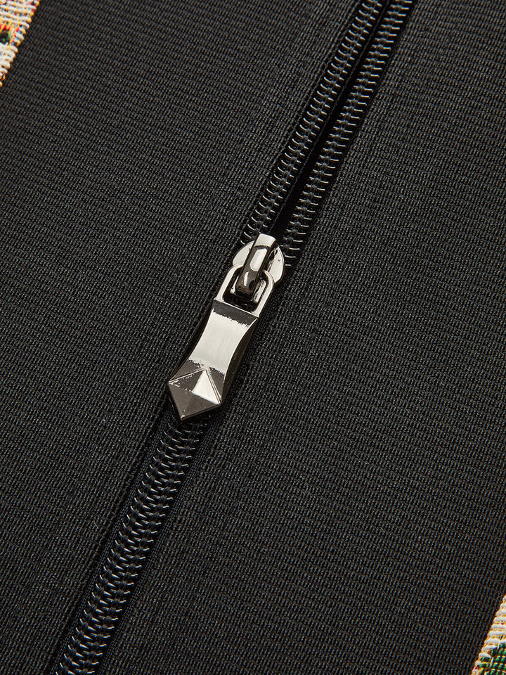 Çiçek İşlemeli Askılı Korsaj Bluz