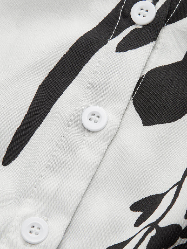 Fırfırlı Boynuk Kuşaklı Çiçek Desenli Maxi Elbise