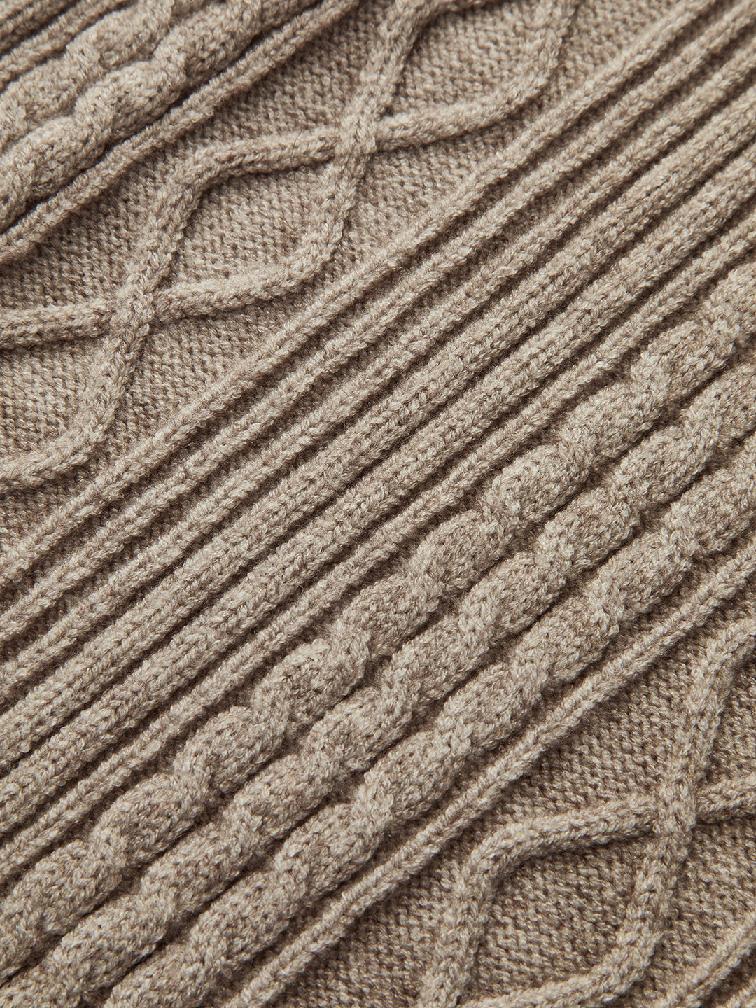 Orta Bel Bağcıklı Dikişli Kablo Örgü Pantolon