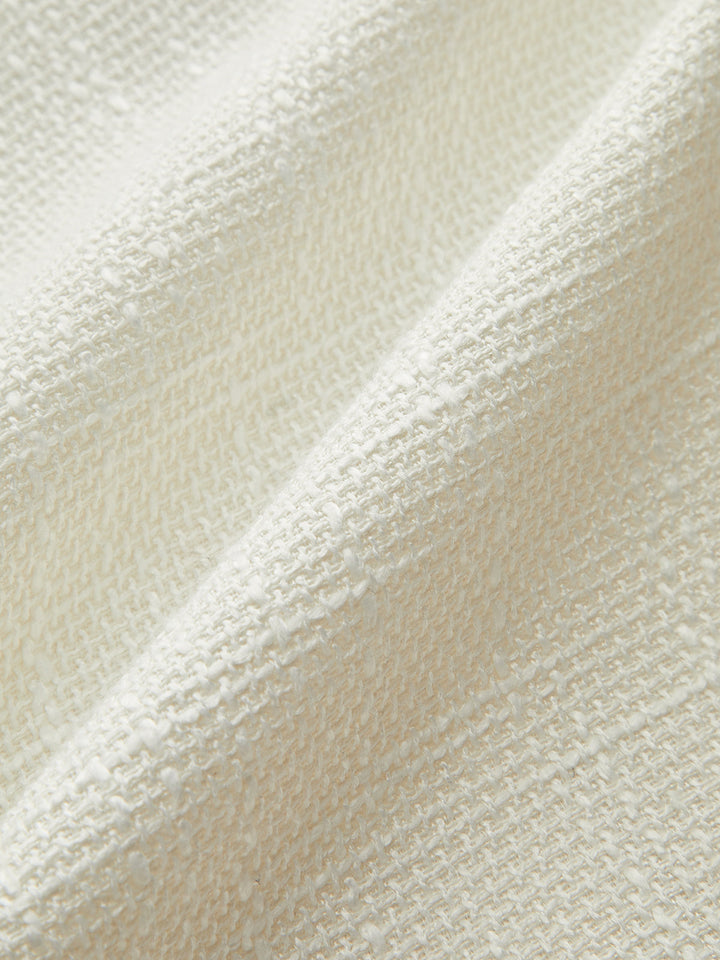 Yuvarlak Yaka Tronç ile Güzel Kontrastlı Blazer