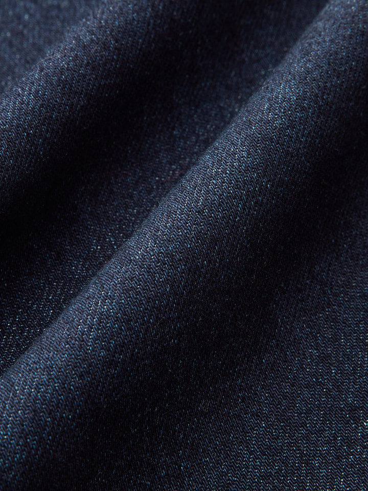 Yüksek Bel Çift Düğmeli Düz Paça Kot Pantolon