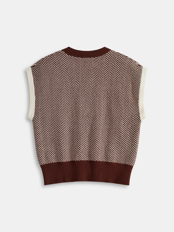 Balıksırt Desenli Yeleksiz İçlik