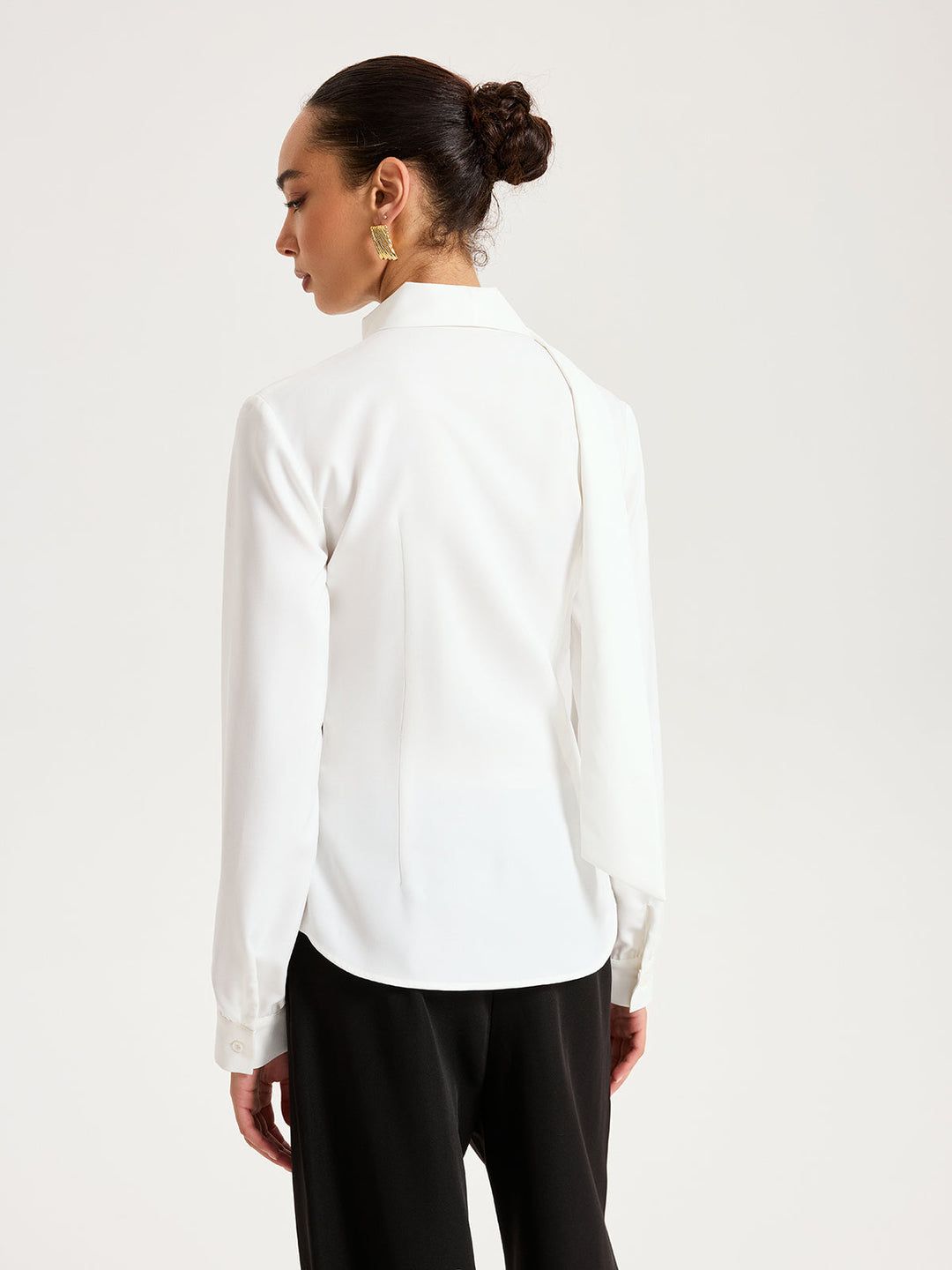 Çift Renk Yaka Gömlek