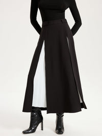 Kontrast Burgu Uzun Etek