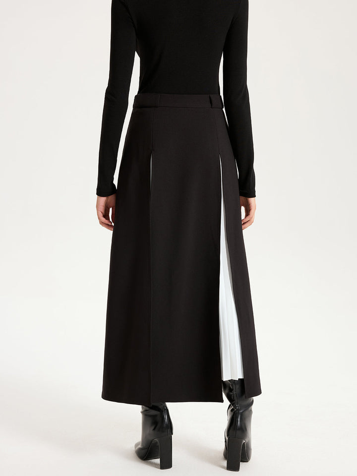 Kontrast Burgu Uzun Etek