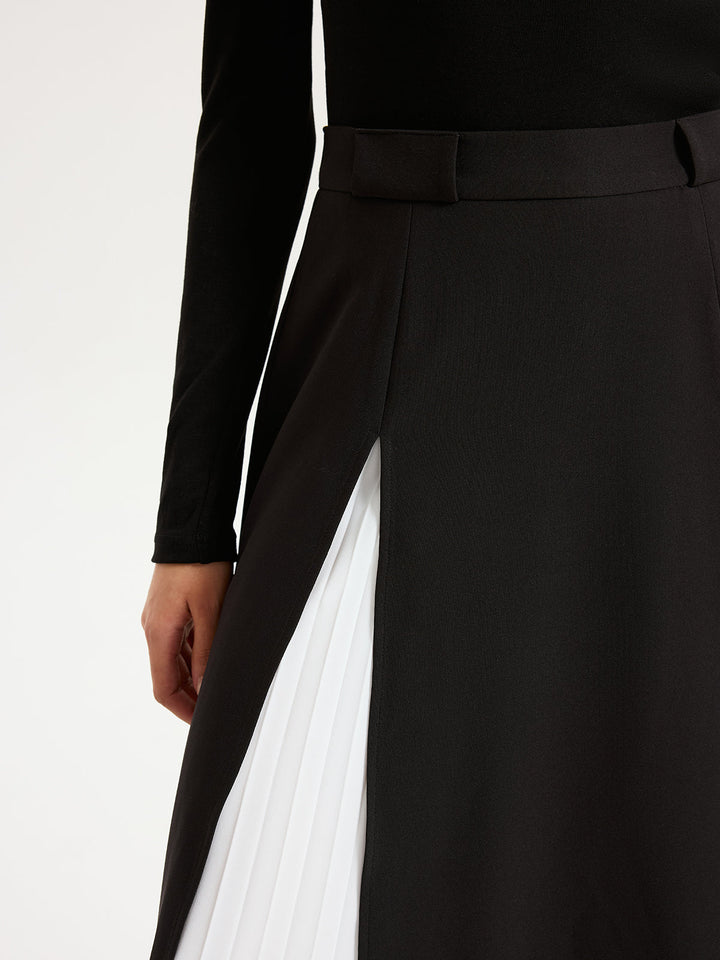 Kontrast Burgu Uzun Etek