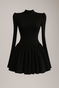 Siyah Mini Abiye Elbise