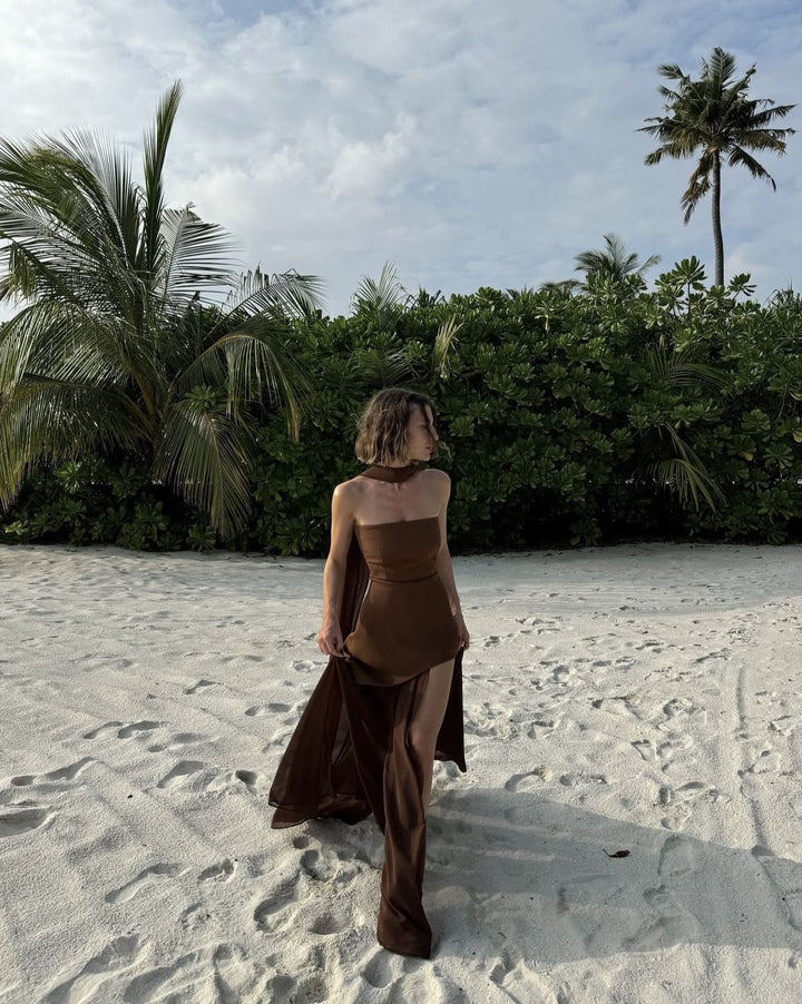 Valerie | Asimetrik Maxi Elbise