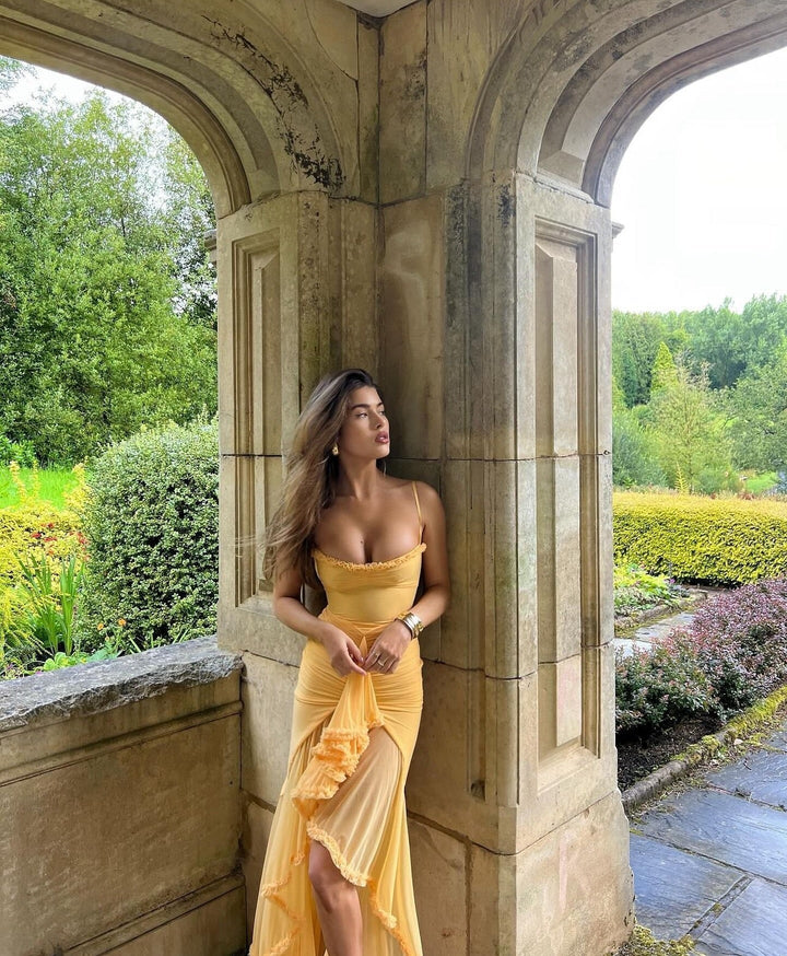 Ruby | Şık Katlamalı Elbise