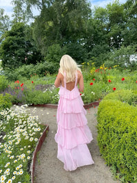 Amira | Düğüm Detaylı Açık Sırt Uzun Elbise