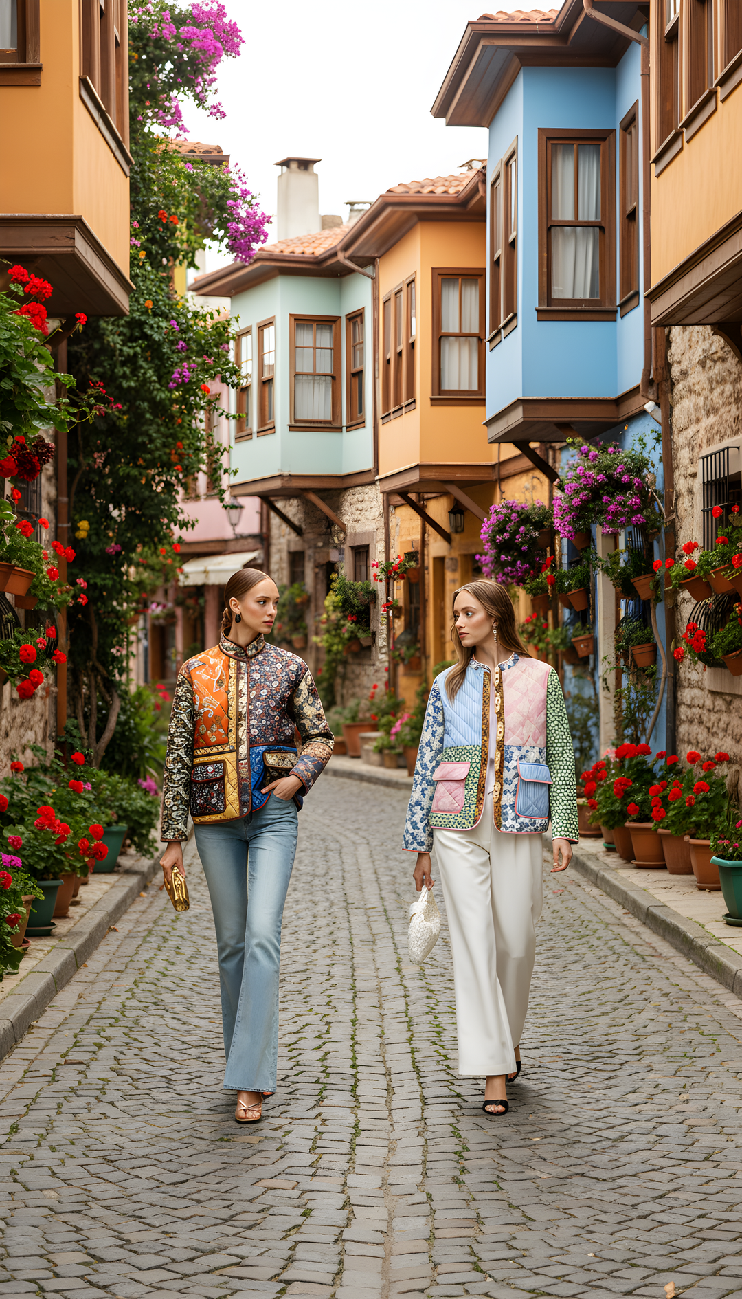 Koyu Patchwork Ceket